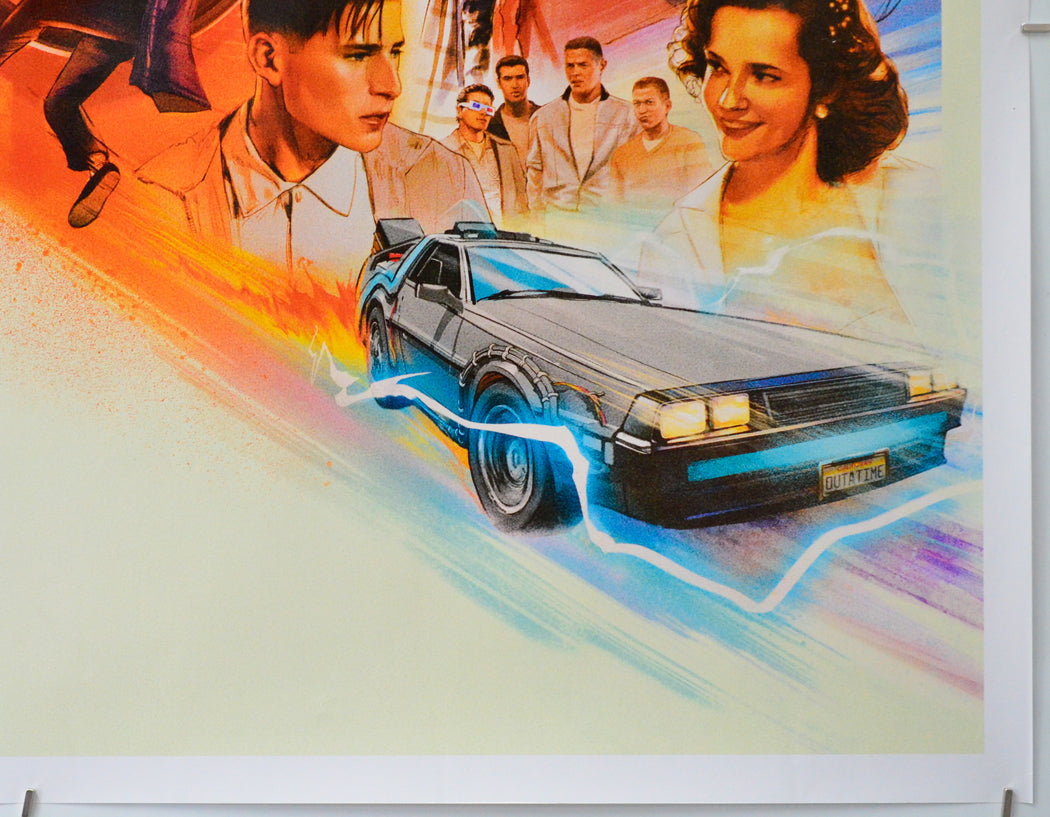 Back To The Future (Bottom Right) Cinema Quad Movie Poster 
