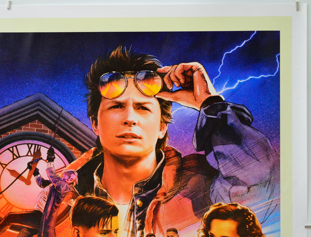 Back To The Future (Top Right) Cinema Quad Movie Poster 