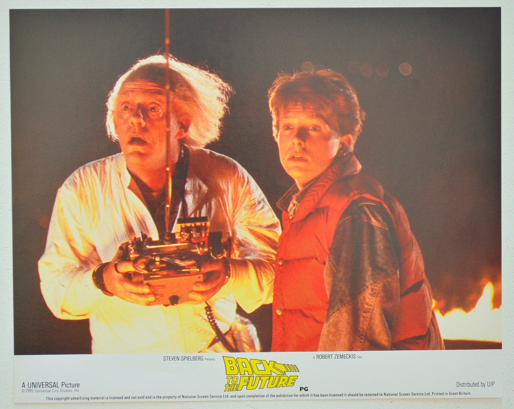 BACK TO THE FUTURE Set of Colour Front Of House Stills / Lobby Cards 