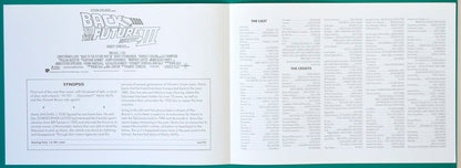 Back To The Future 3 - Synopsis Booklet - Inside