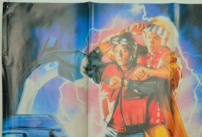 BACK TO THE FUTURE PART II (Top Left) Cinema Quad Movie Poster 