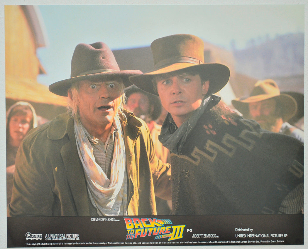 BACK TO THE FUTURE PART III Set of Colour Front Of House Stills / Lobby Cards 