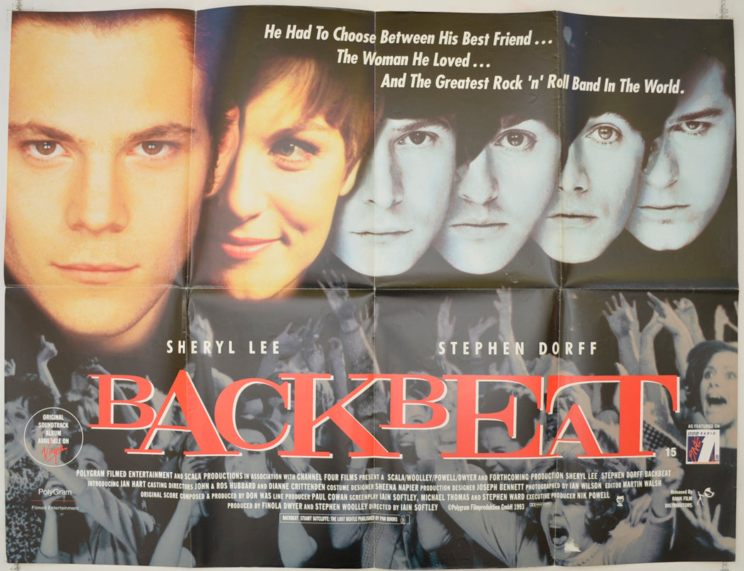 Backbeat   Original Quad Poster - Film Poster - Movie Poster 