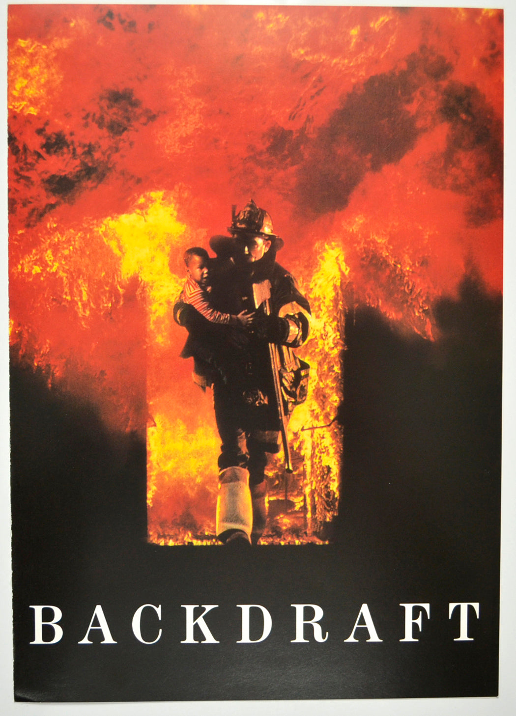 Backdraft Original Cinema Exhibitors Press Synopsis / Credits Booklet (UK)