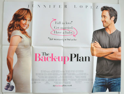 The Back-up Plan  Original British Quad Poster - Film Poster - Movie Poster 