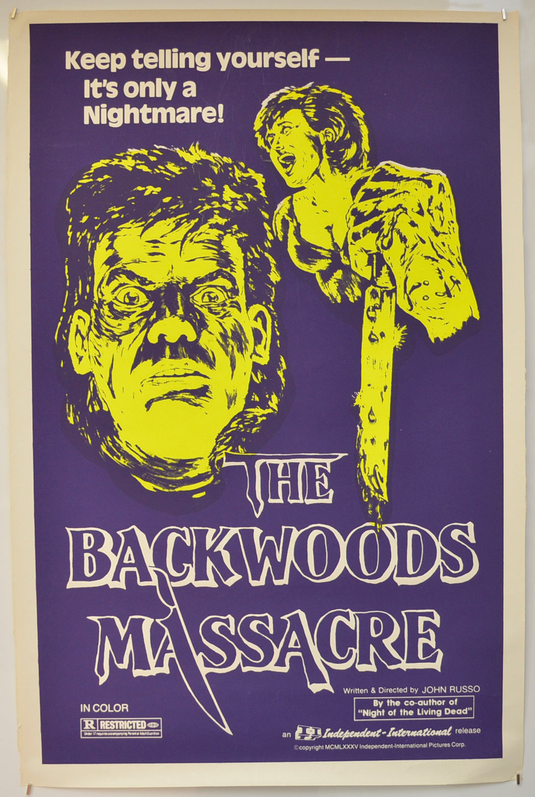 The Backwoods Massacre  (a.k.a. Midnight)   Original One Sheet Poster - Film Poster - Movie Poster