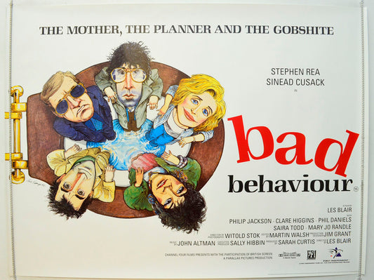 Bad Behaviour  Original British Quad Poster - Film Poster - Movie Poster