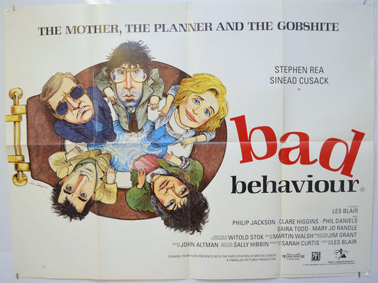 Bad Behaviour  Original Quad Poster - Film Poster - Movie Poster