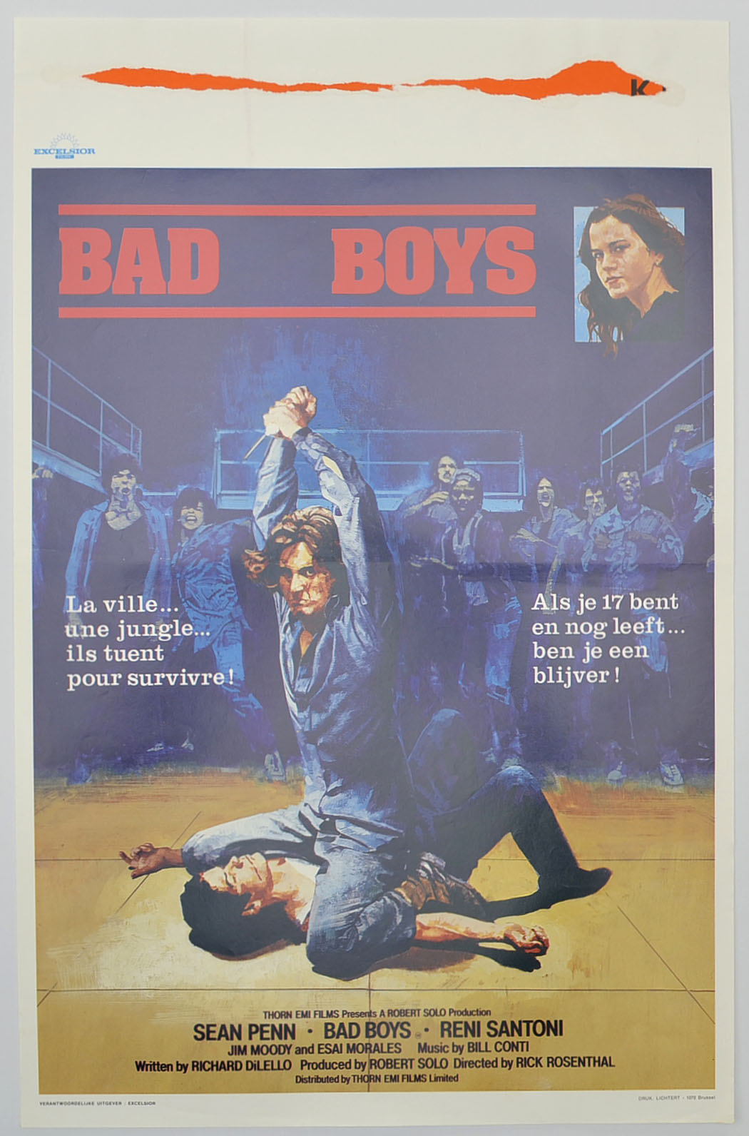 Bad Boys Original Belgian Poster - Film Poster - Movie Poster