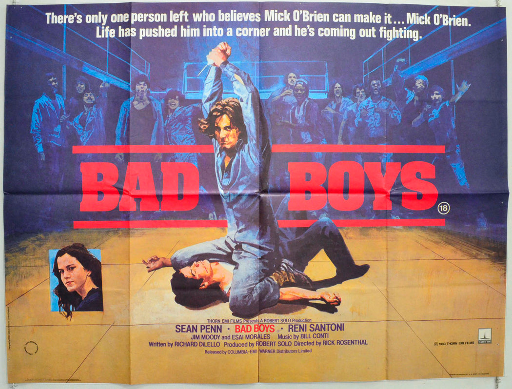 Bad Boys Original British Quad Poster - Film Poster - Movie Poster 