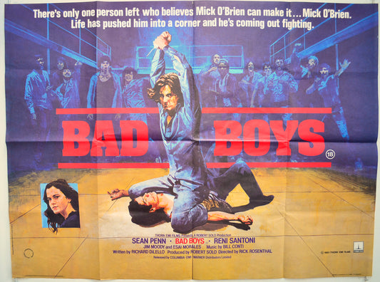 Bad Boys Original Quad Poster - Film Poster - Movie Poster  