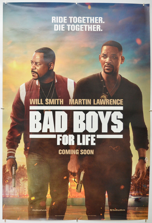 Bad Boys For Life (Teaser / Advance Version) Original One Sheet Poster - Film Poster - Movie Poster  