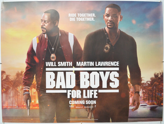 Bad Boys For Life (Teaser / Advance Version) Original Quad Poster - Film Poster - Movie Poster