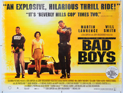 Bad Boys - Original Quad Poster - Film Poster - Movie Poster