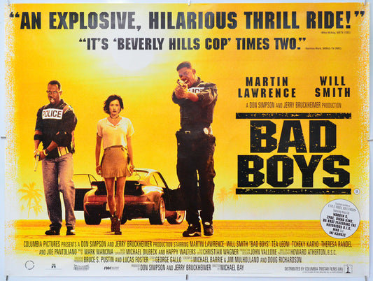 Bad Boys - Original Quad Poster - Film Poster - Movie Poster