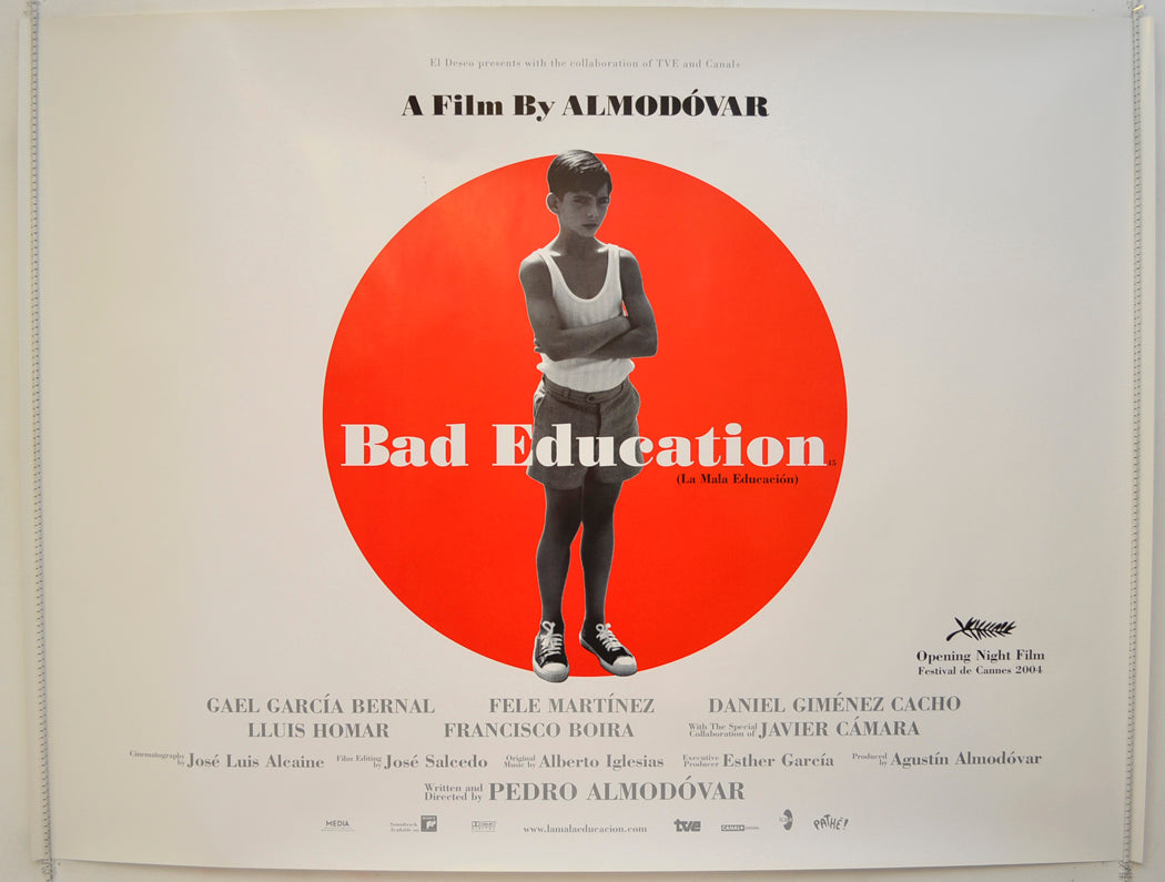 Bad Education  (a.k.a. La Mala Education)   Original Quad Poster - Film Poster - Movie Poster