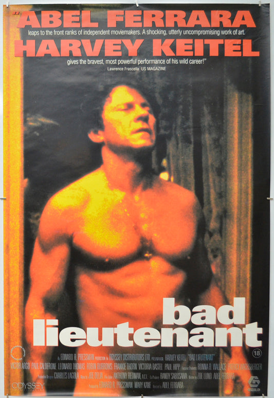 Bad Lieutenant Original One Sheet Poster - Film Poster - Movie Poster