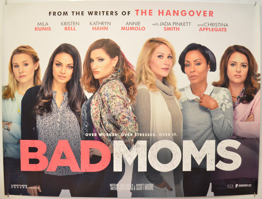 Bad Moms Original Quad Poster - Film Poster - Movie Poster