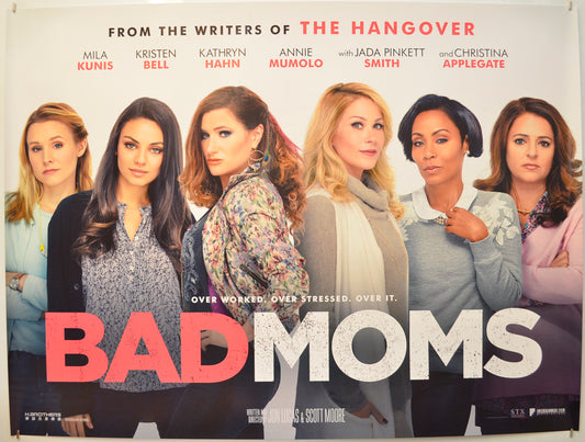 Bad Moms Original Quad Poster - Film Poster - Movie Poster