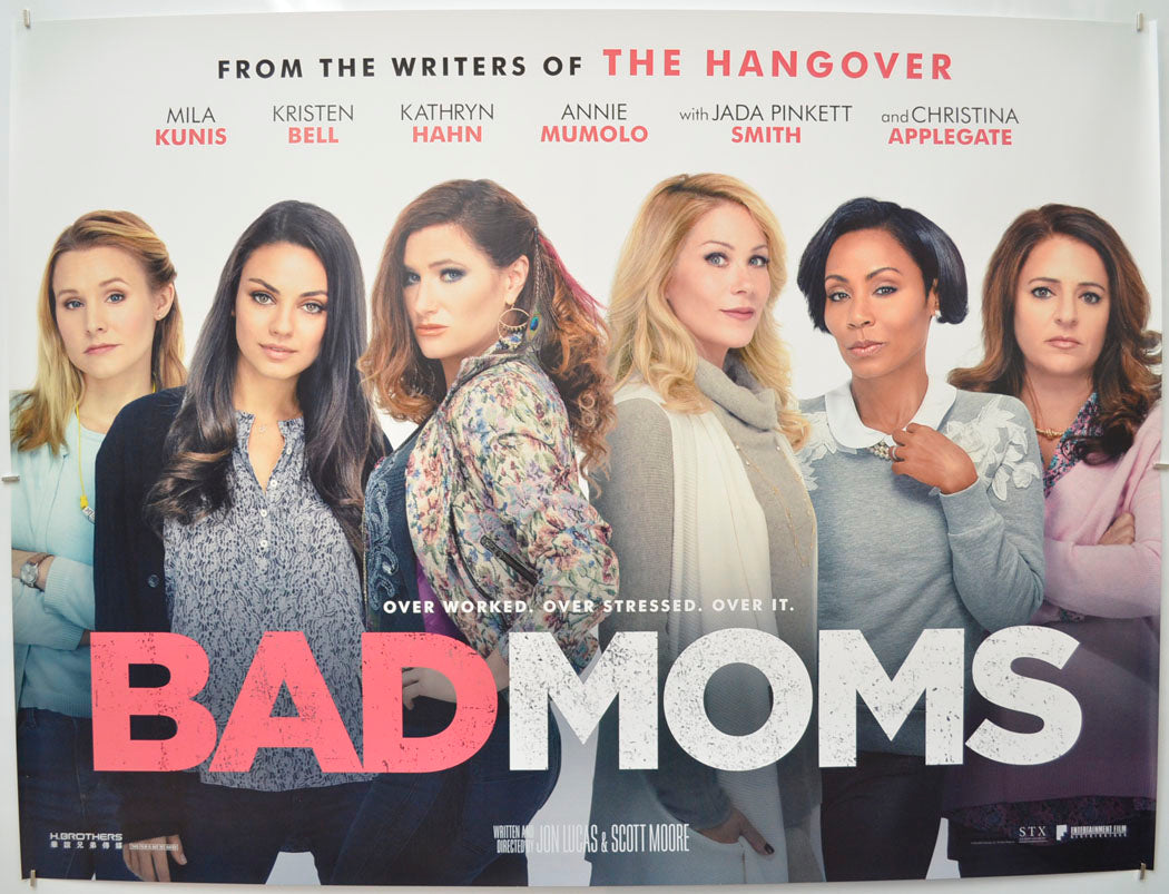 Bad Moms Original Quad Poster - Film Poster - Movie Poster