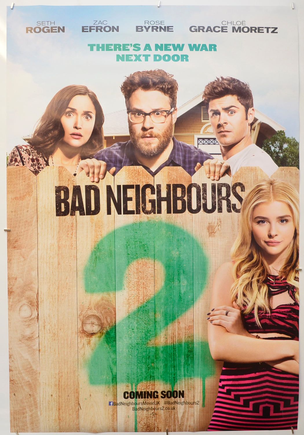 Bad Neighbours 2 (Teaser / Advance Version)  Original One Sheet Poster - Film Poster - Movie Poster