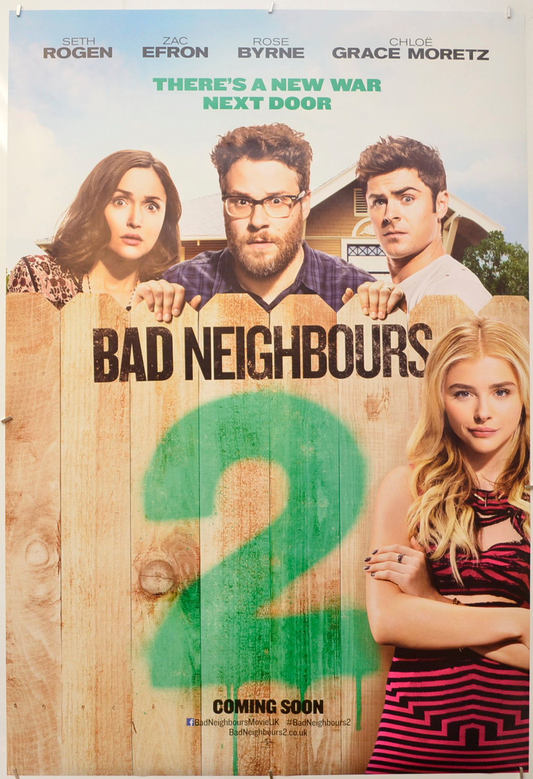 Bad Neighbours 2 (Teaser / Advance Version)  Original One Sheet Poster - Film Poster - Movie Poster