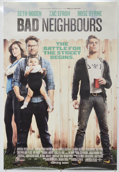 Bad Neighbours - Original One Sheet Poster - Film Poster - Movie Poster 