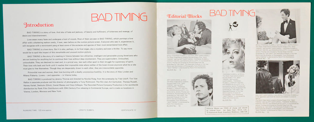 Bad Timing - Press Book - Inside