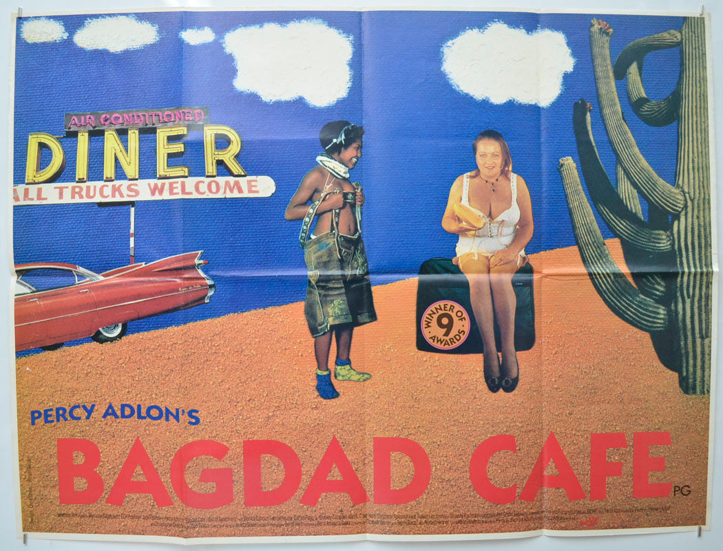 Bagdad Cafe Original Quad Poster - Film Poster - Movie Poster