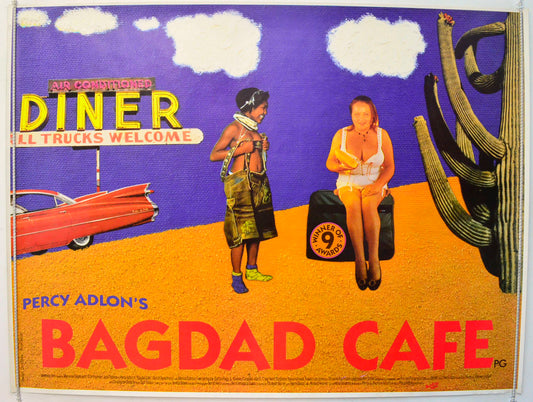 Bagdad Cafe Original British Quad Poster - Film Poster - Movie Poster 