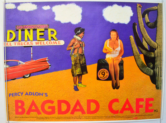 Bagdad Cafe Original British Quad Poster - Film Poster - Movie Poster 