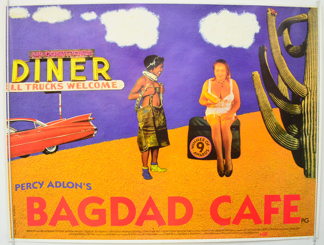 Bagdad Cafe  Original British Quad Poster - Film Poster - Movie Poster 