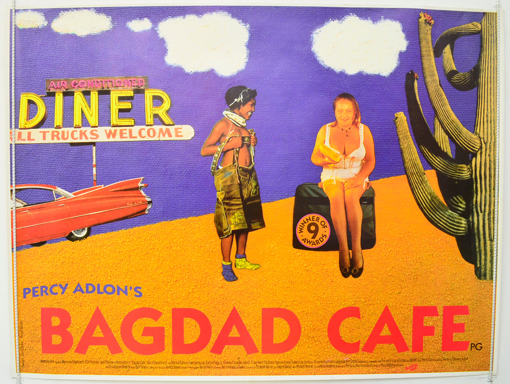 Bagdad Cafe  Original British Quad Poster - Film Poster - Movie Poster 