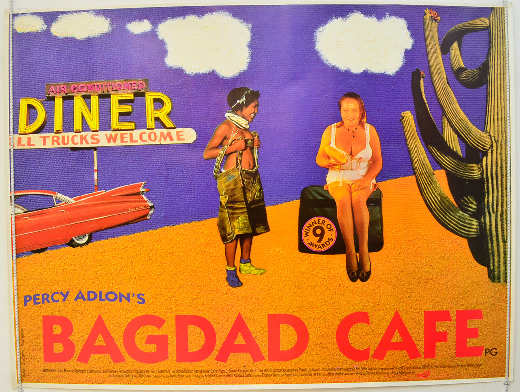 Bagdad Cafe Original Quad Poster - Film Poster - Movie Poster  