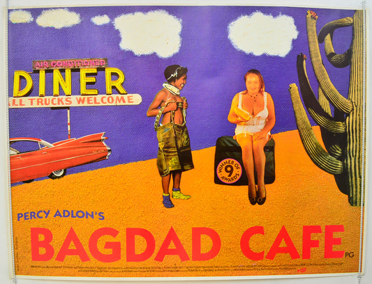 Bagdad Cafe Original Quad Poster - Film Poster - Movie Poster  