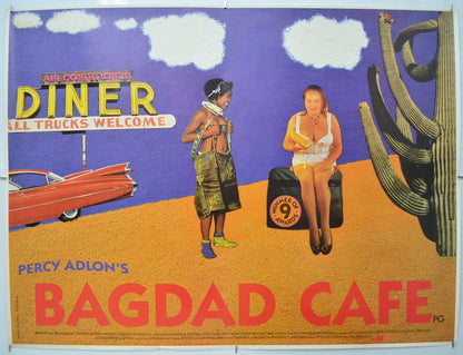 Bagdad Cafe Original Quad Poster - Film Poster - Movie Poster