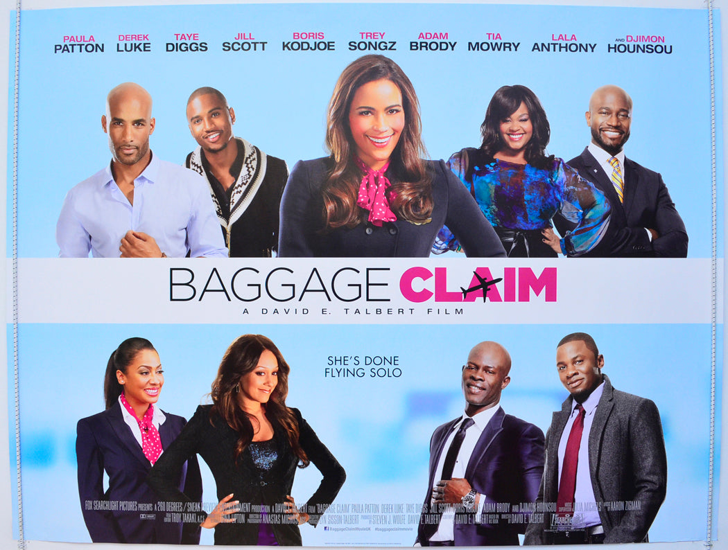 Baggage Claim  Original British Quad Poster - Film Poster - Movie Poster 