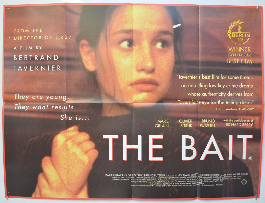 The Bait (a.k.a. L'appât) Original Quad Poster - Film Poster - Movie Poster