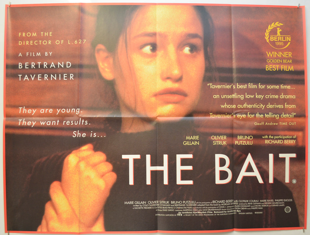 The Bait (a.k.a. L'appât) Original Quad Poster - Film Poster - Movie Poster