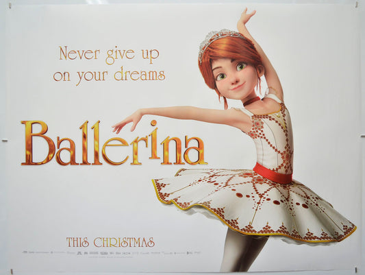 Ballerina (Teaser / Advance Version) Original Quad Poster - Film Poster - Movie Poster