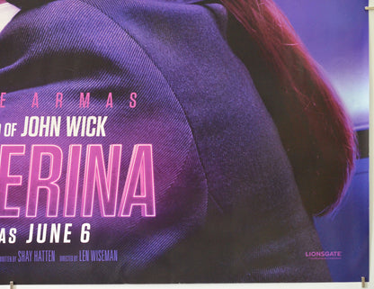 Ballerina (Bottom Right) Cinema Quad Movie Poster 