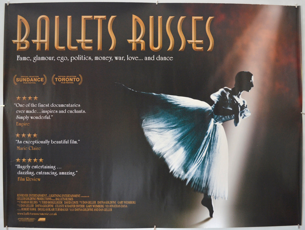 Ballet Russes Original Quad Poster - Film Poster - Movie Poster