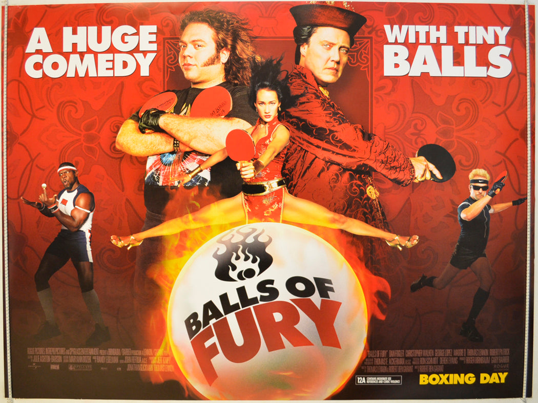 Balls Of Fury  Original Quad Poster - Film Poster - Movie Poster 