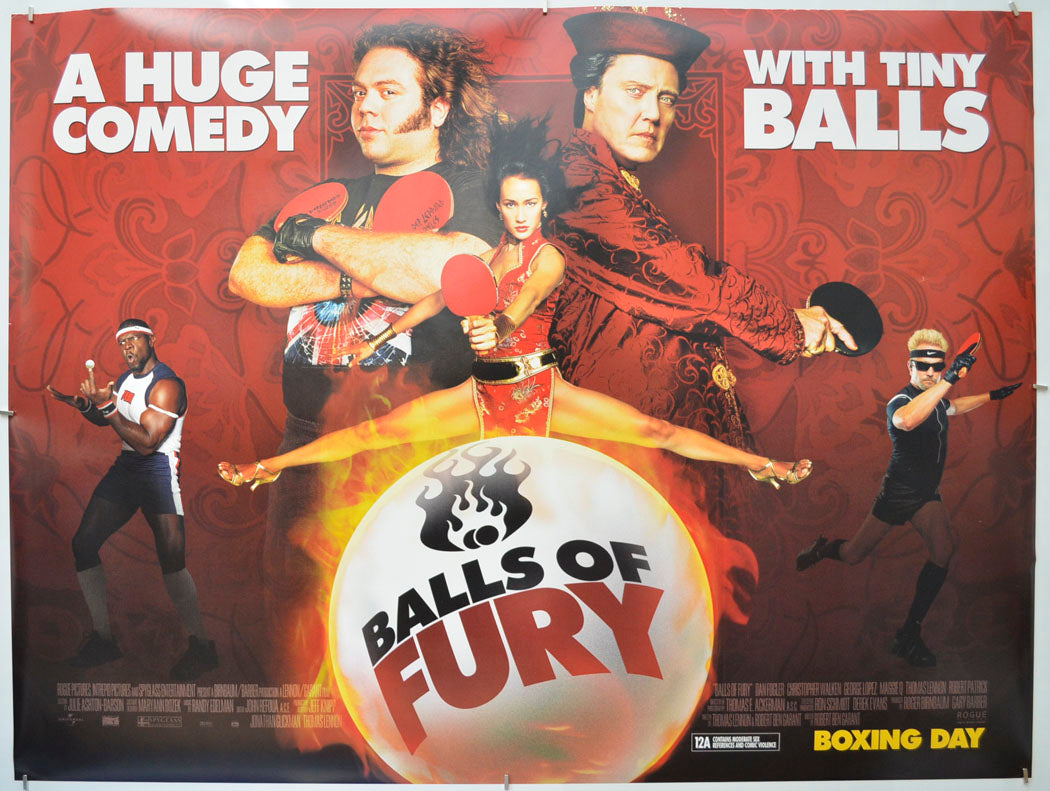 Balls Of Fury Original Quad Poster - Film Poster - Movie Poster