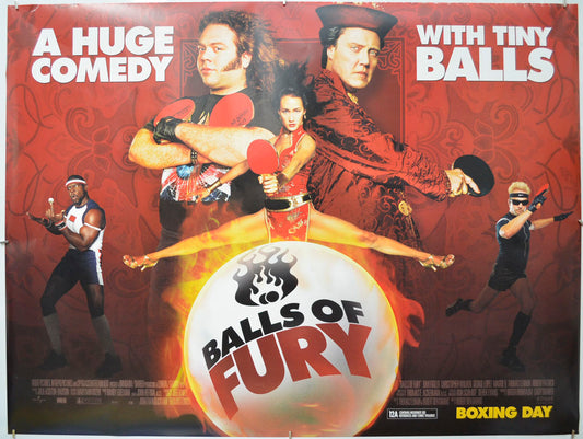 Balls Of Fury Original Quad Poster - Film Poster - Movie Poster