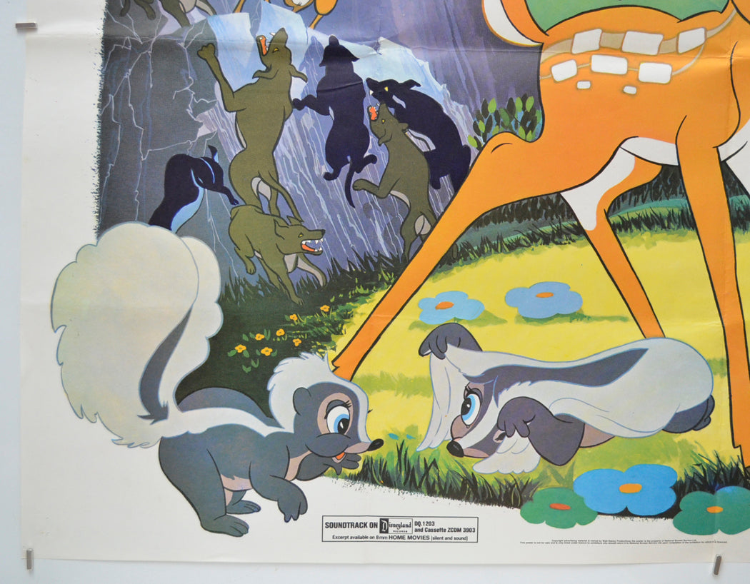 BAMBI (Bottom Left) Cinema Quad Movie Poster 