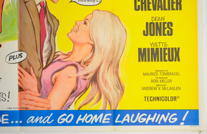 BAMBI / MONKEYS GO HOME (Bottom Right) Cinema Quad Movie Poster 