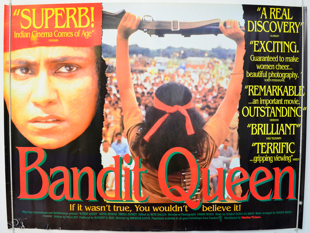 Bandit Queen Original British Quad Poster - Film Poster - Movie Poster 