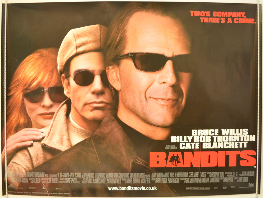 Bandits  (Design 2)  Original Quad Poster - Film Poster - Movie Poster 