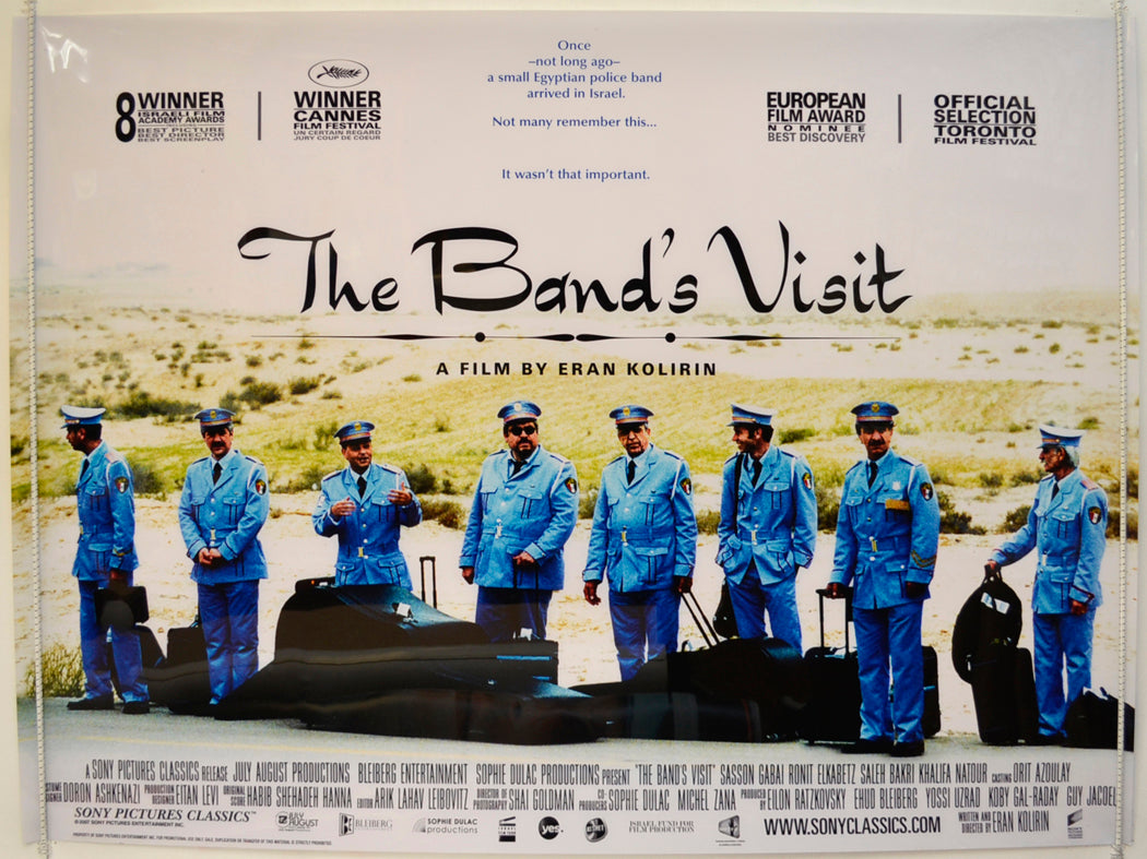 The Band's Visit  (a.k.a. Bikur Ha-Tizmoret)   Original Quad Poster - Film Poster - Movie Poster